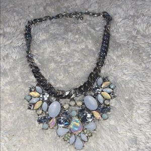 Silver chained necklace